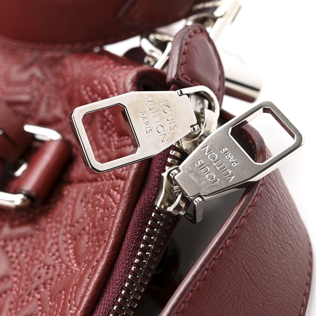 Monogram Lambskin Antheia Ixia MM Fuchsia
