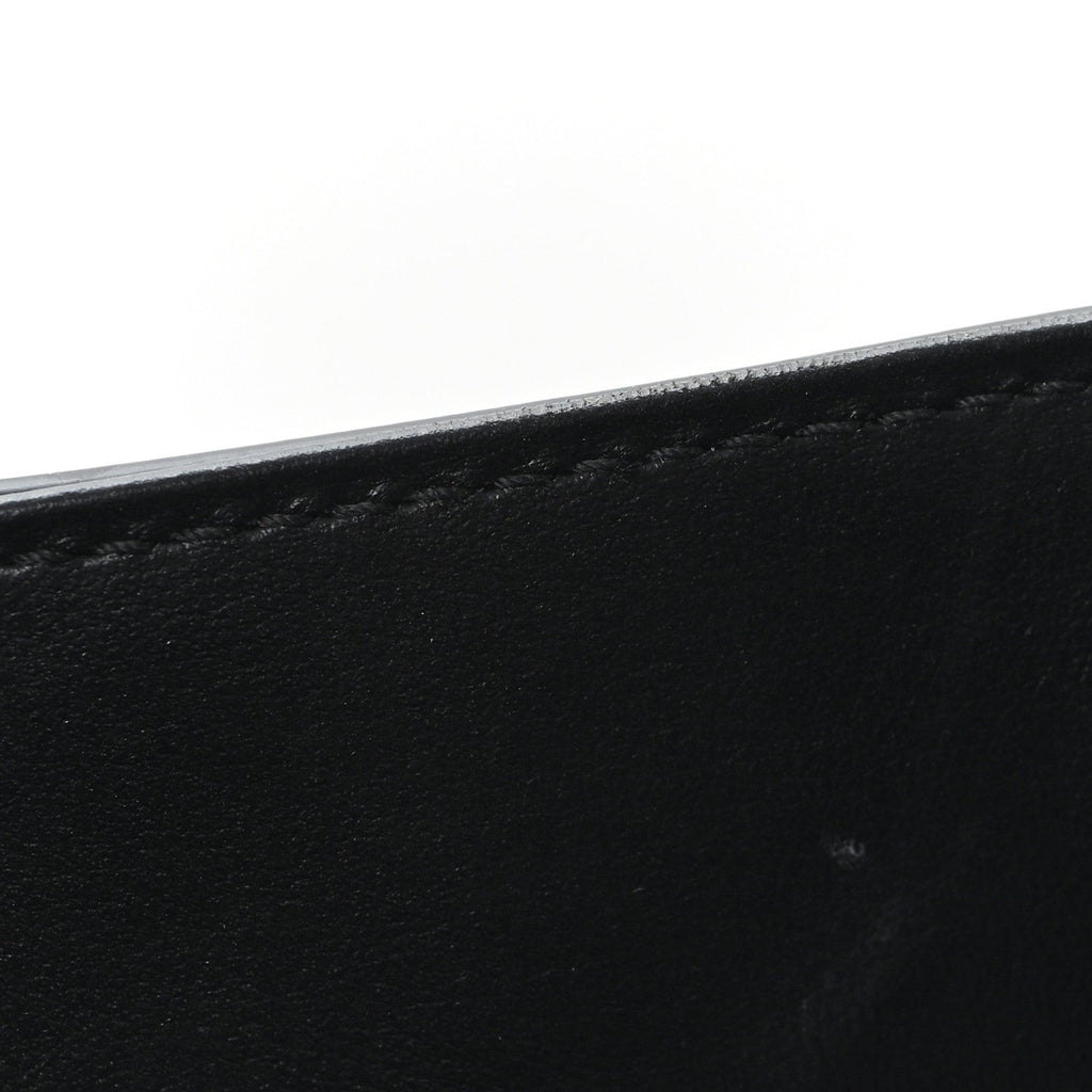 DOLCE GABBANA Calfskin DG Logo Shopper Tote Black