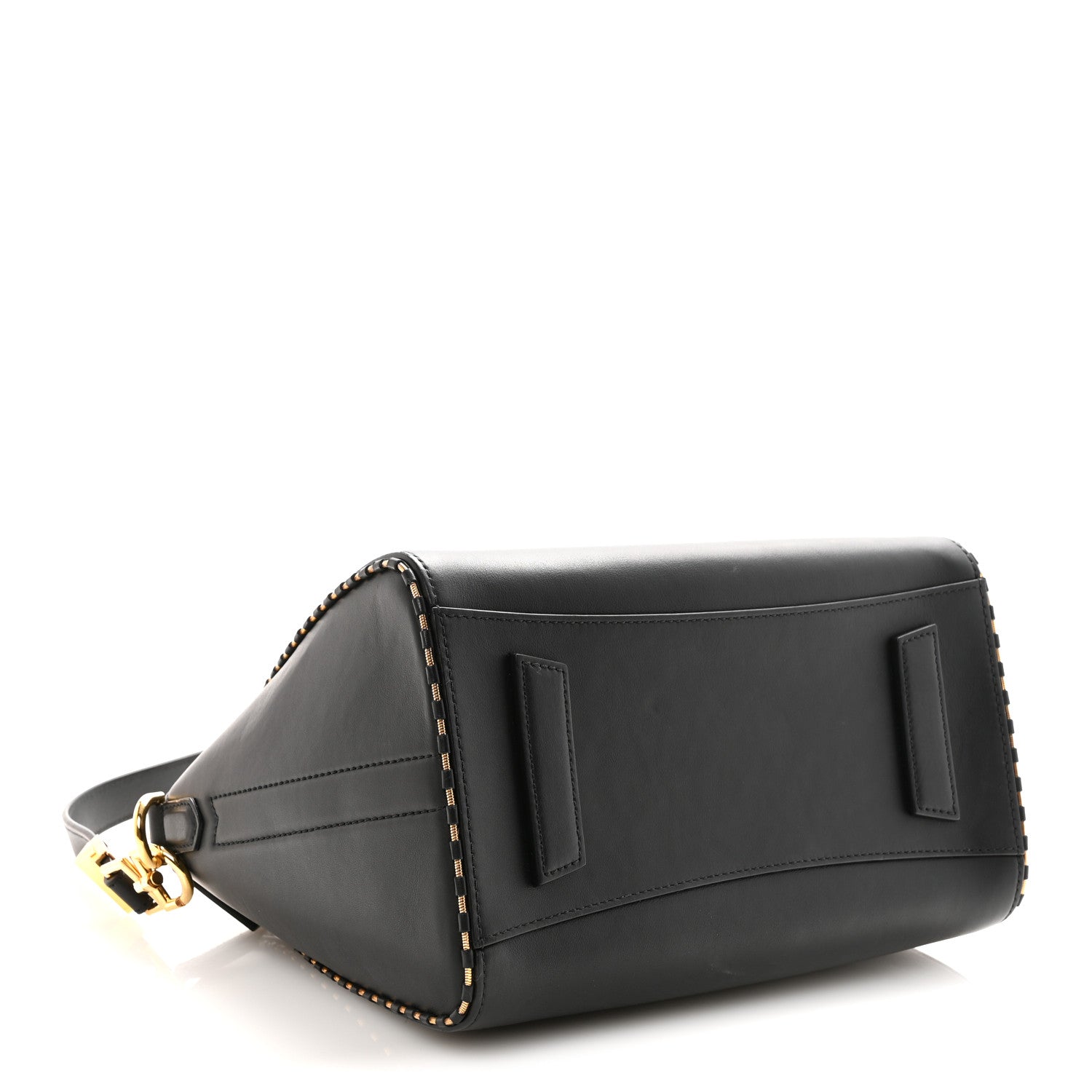 Calfskin Chain Detail Small Antigona Black