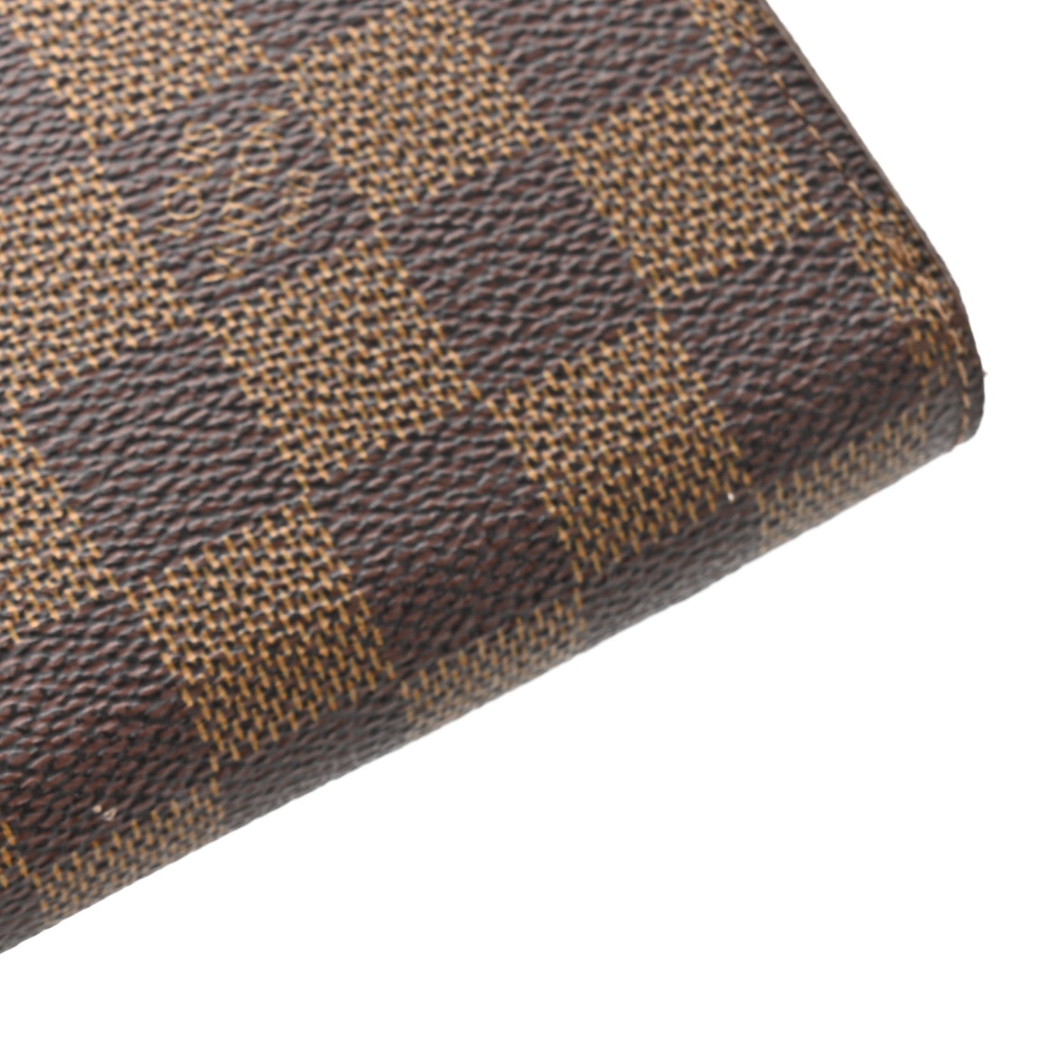 Damier Ebene Clemence Wallet Cherry