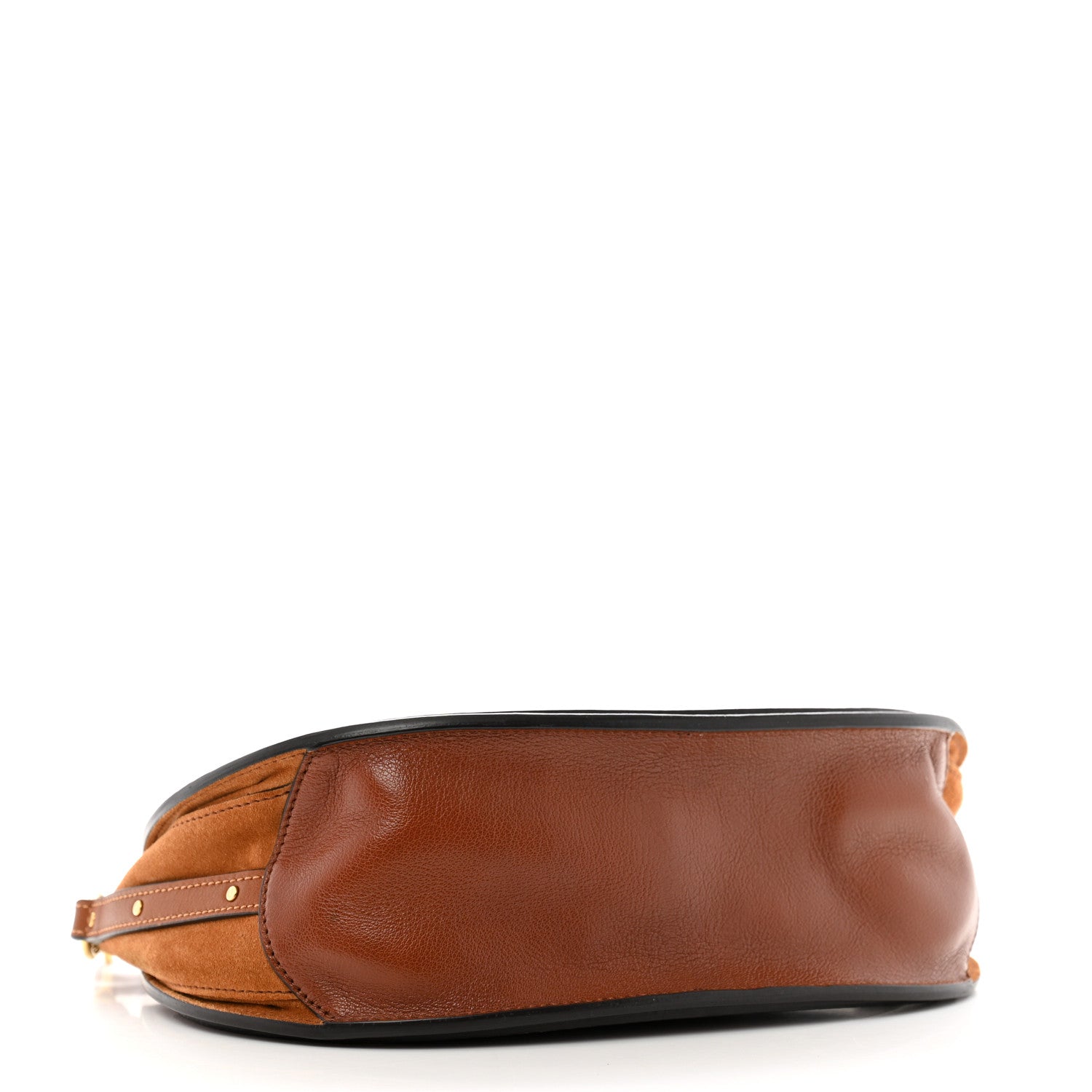 Calfskin Suede Medium Pixie Shoulder Bag Saffron Red