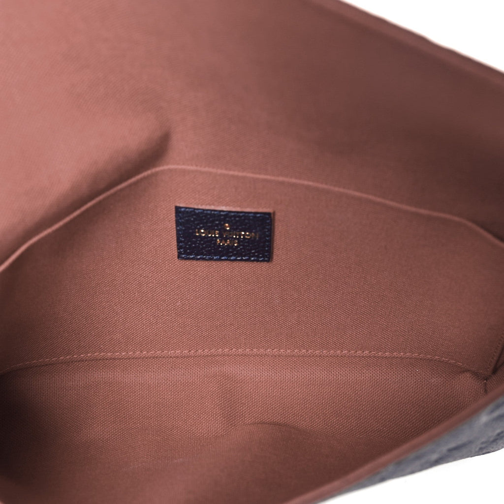 Empreinte Pochette Felicie Chain Wallet Marine Rouge