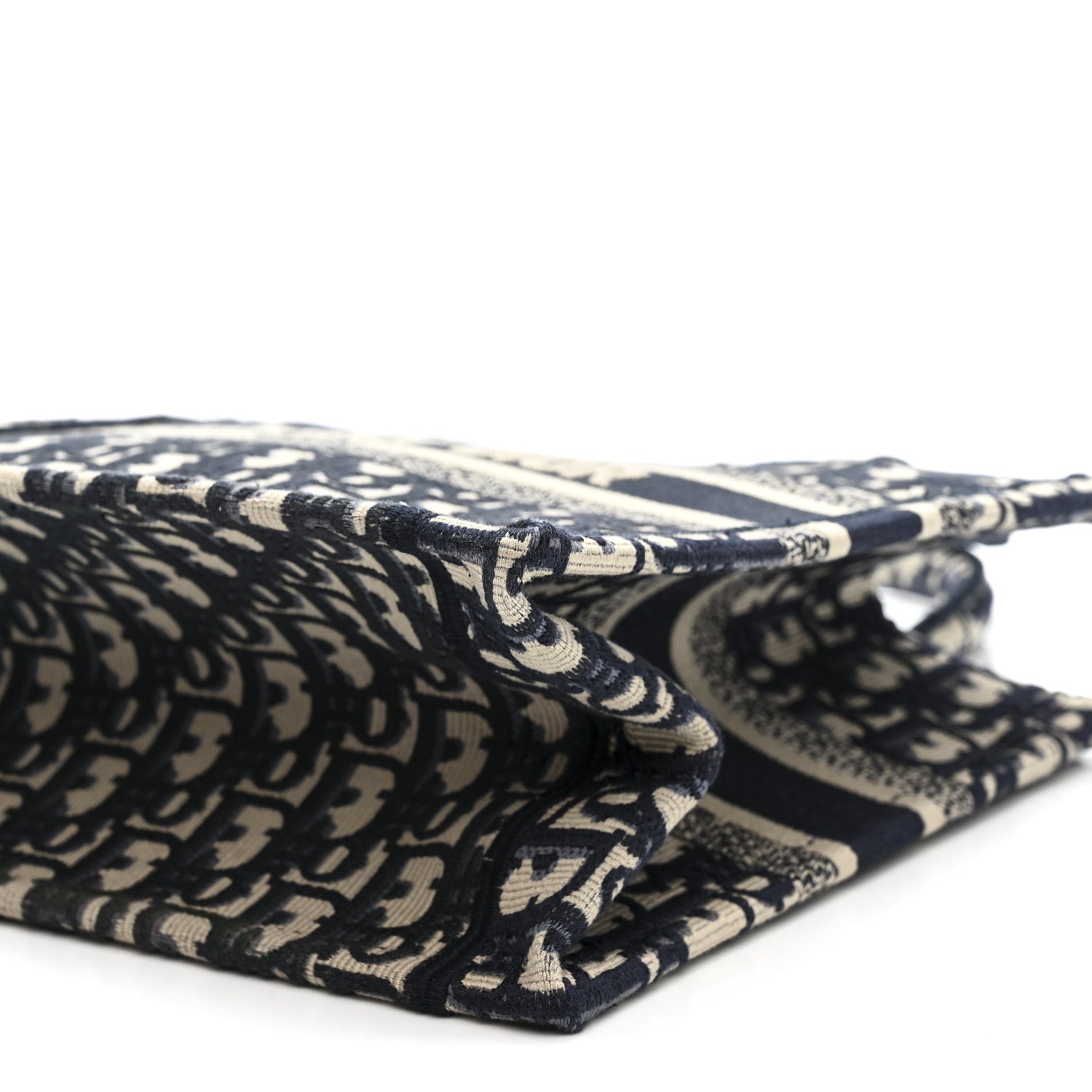 Oblique Small Book Tote Blue Multicolor