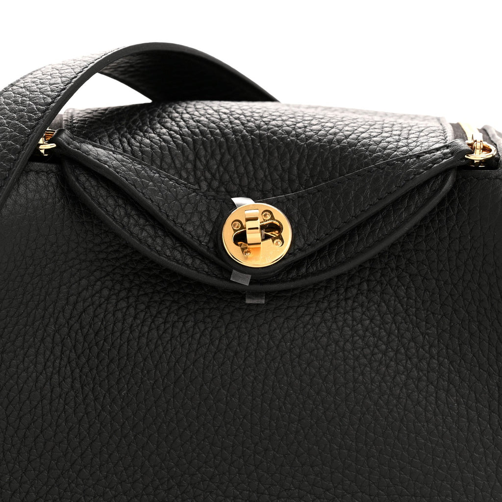Taurillon Clemence Mini Lindy 20 Black