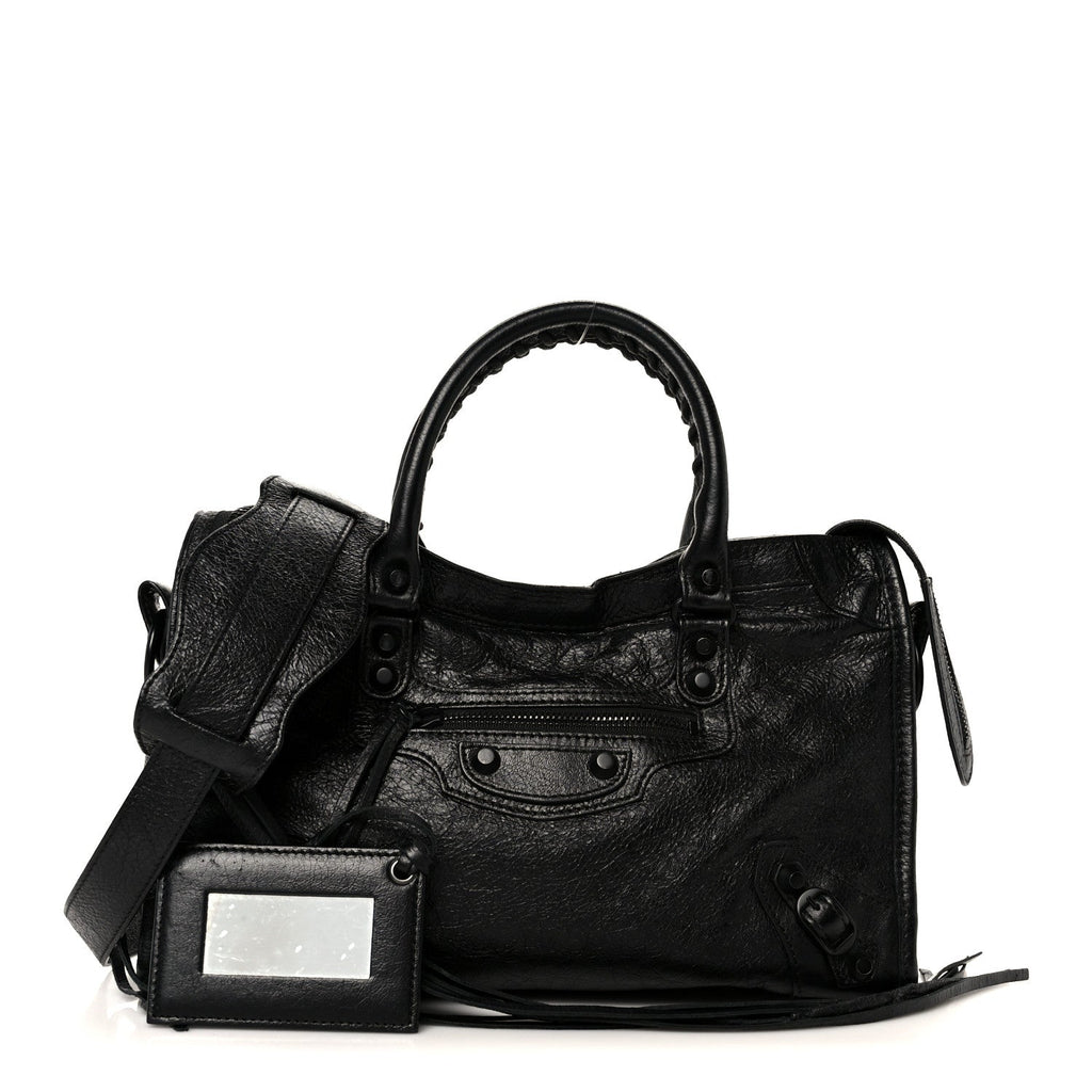 Agneau Arena Classic Black Hardware S City Black