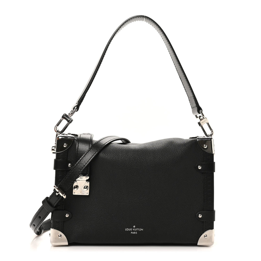 Calfskin Side Trunk MM Black
