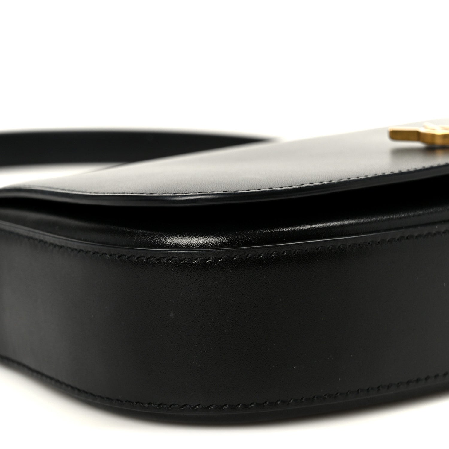 Box Calfskin Mini Voltaire Shoulder Bag Black