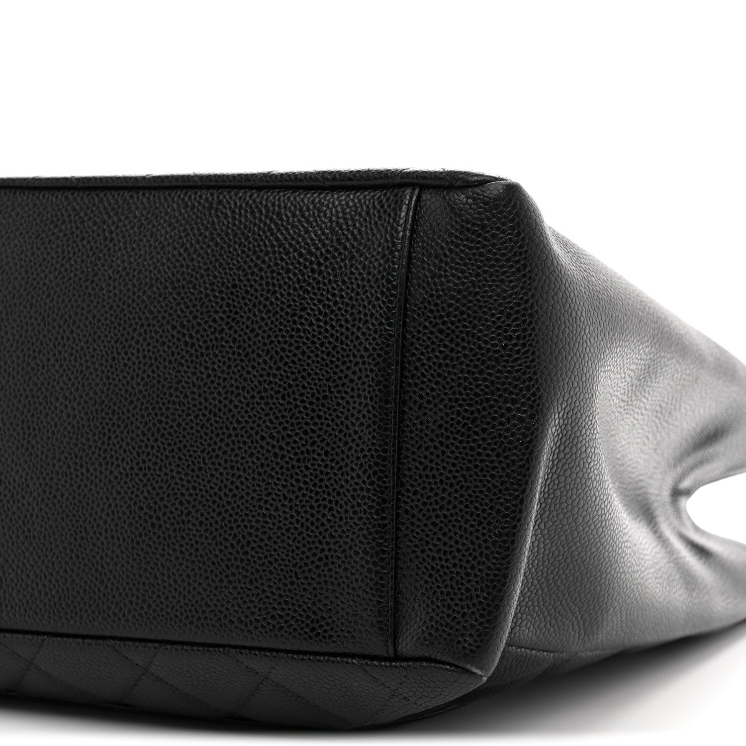 Caviar Quilted Grand Shopping Tote GST Black
