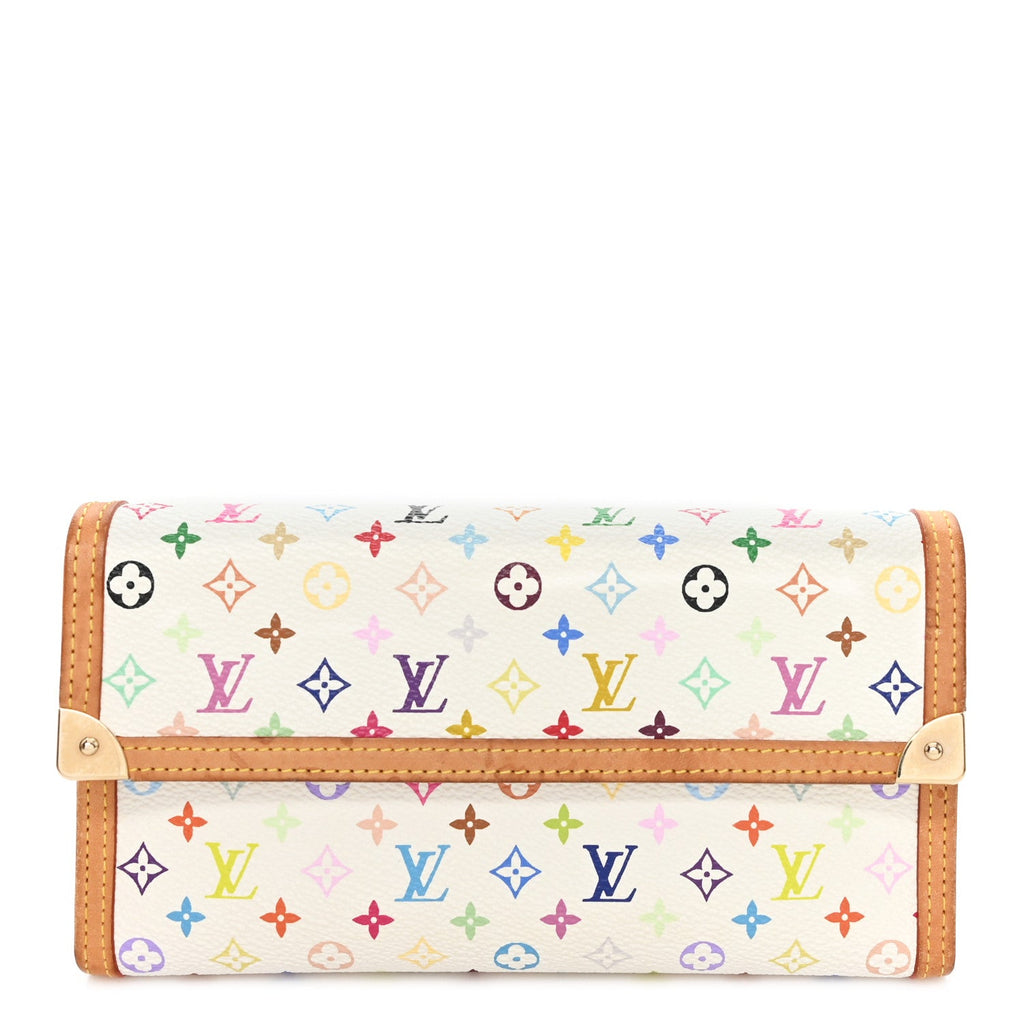 Monogram Multicolor Porte Tresor International Wallet White