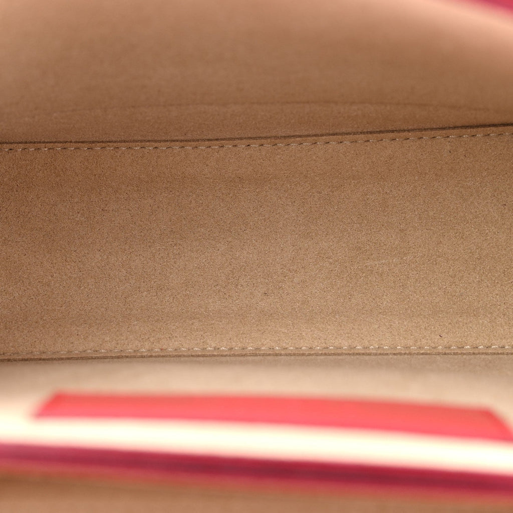 Goatskin Suede Small GV3 Shoulder Bag Pink Aubergine
