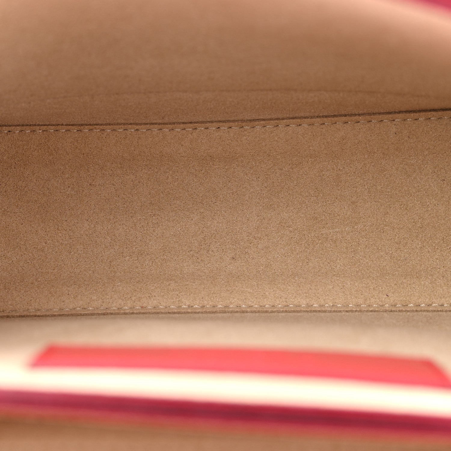 Goatskin Suede Small GV3 Shoulder Bag Pink Aubergine
