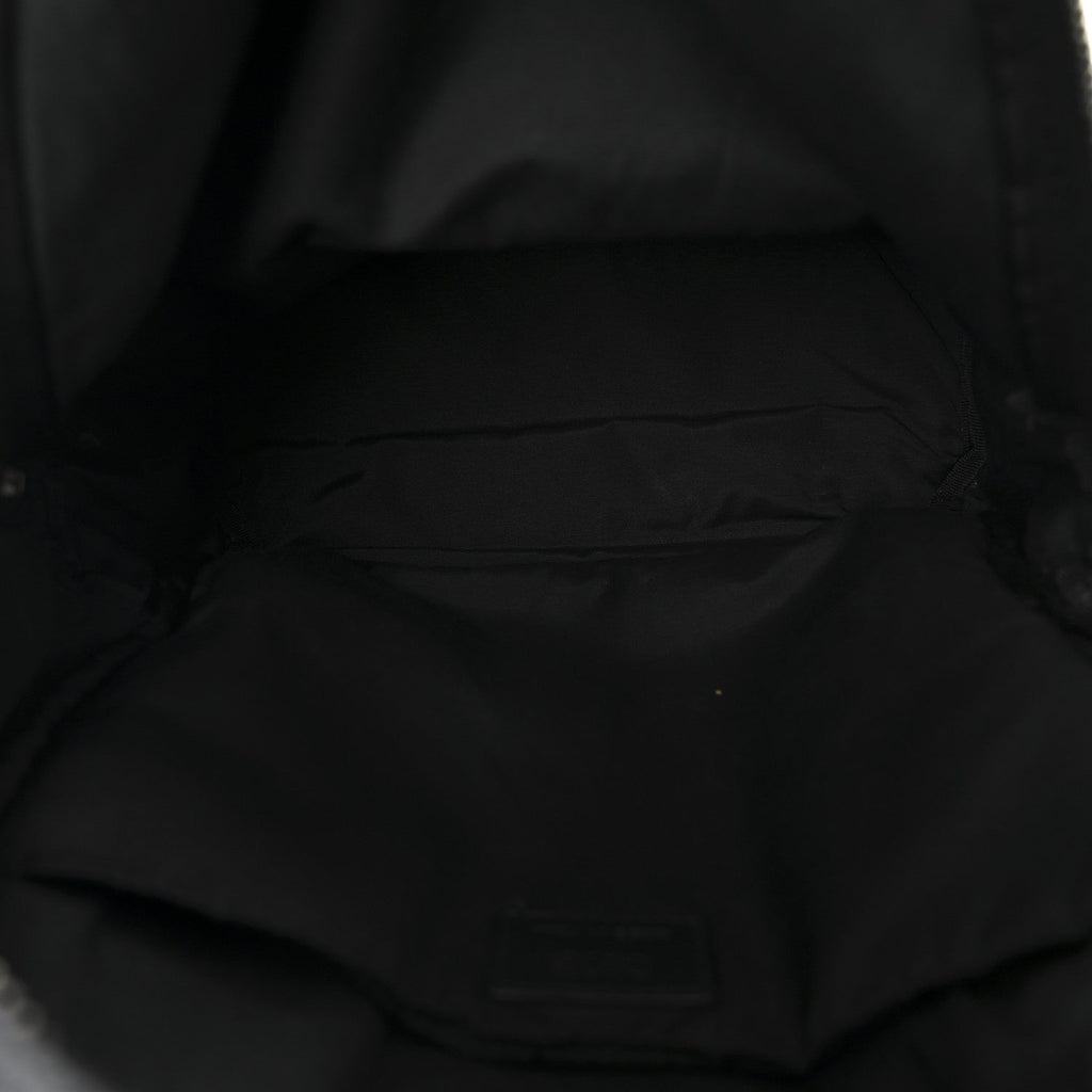 Oblique Calfskin Rider Kid's Backpack Beige Black