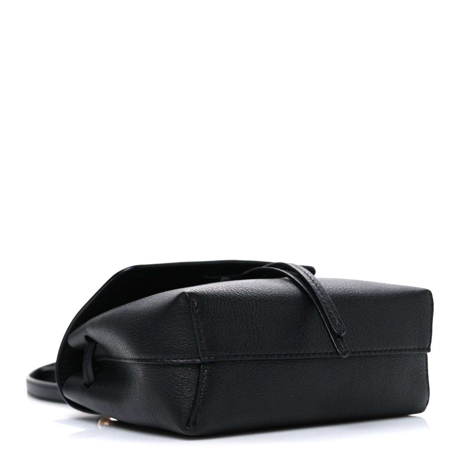Calfskin Mini Lady Bag Black Flamma