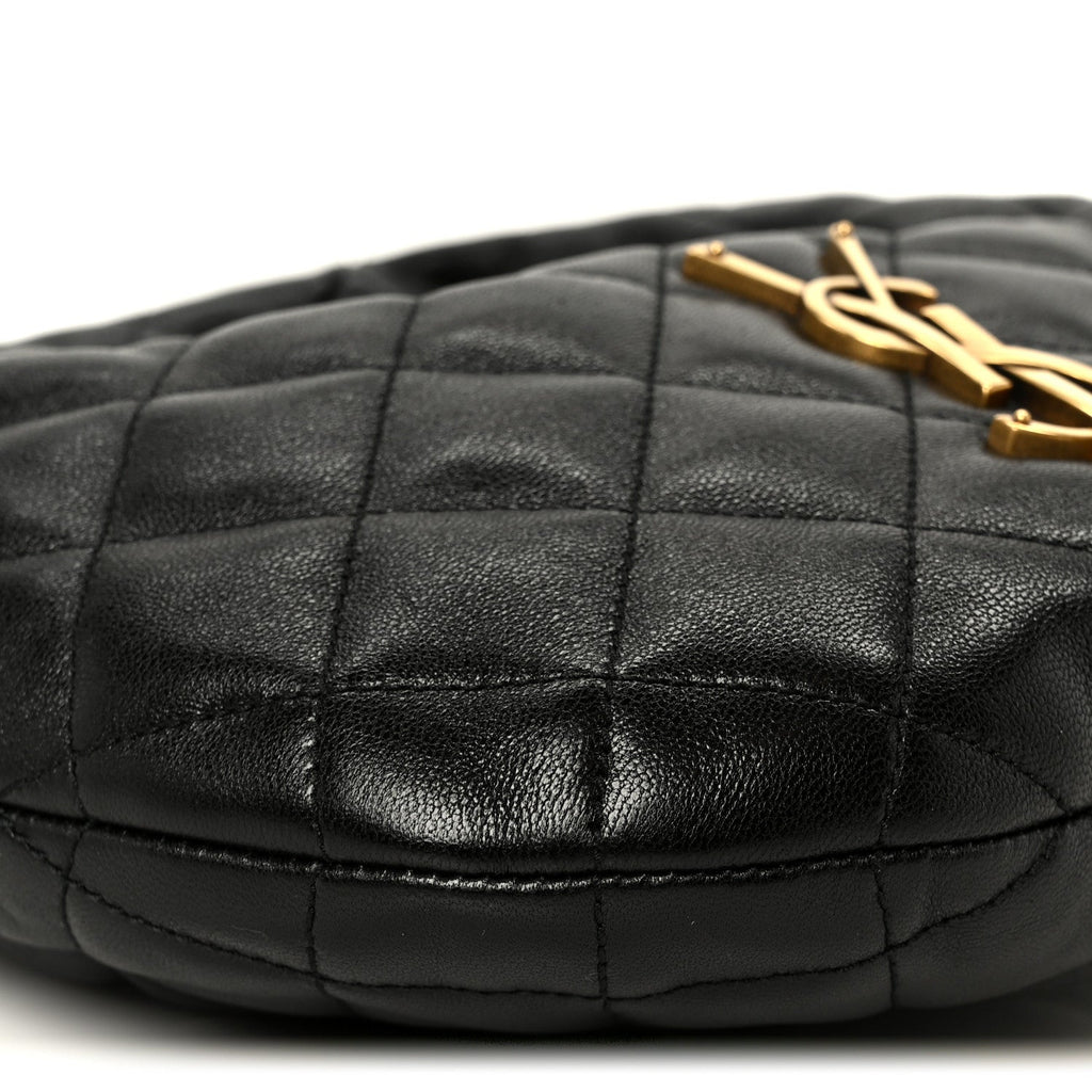 Lambskin Quilted Icarino Bag Black