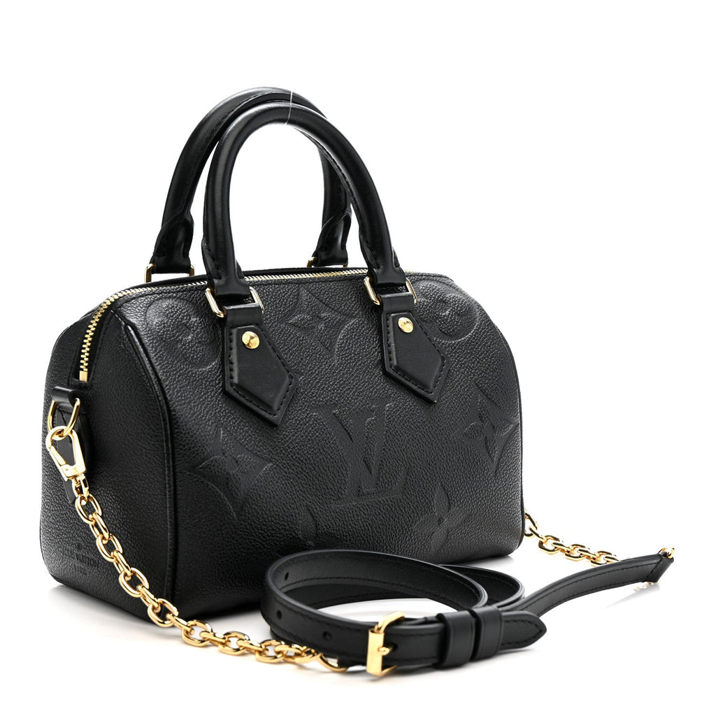 Empreinte Monogram Giant Speedy Bandouliere 20 Black