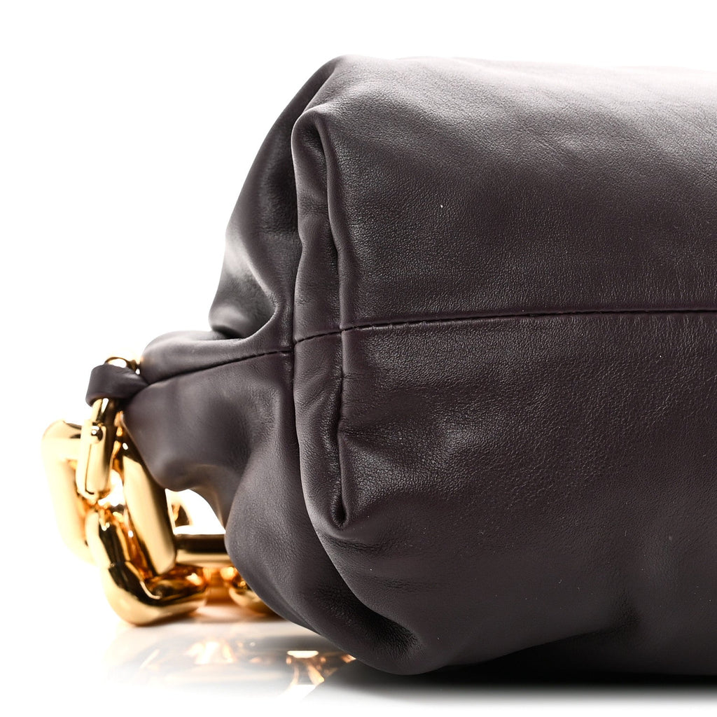Calfskin The Pouch Chain Grape