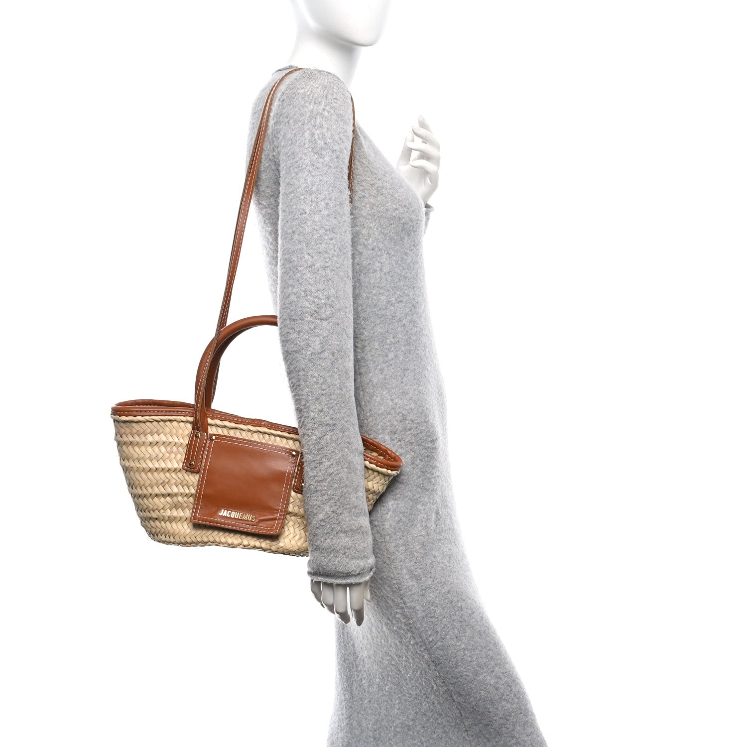 Raffia Le Petit Panier Soli Light Brown