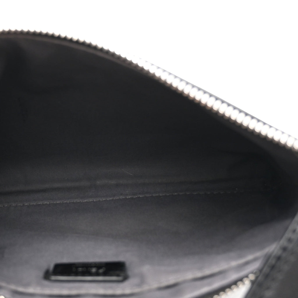 Vitello Mini Crossbody Pouch Black