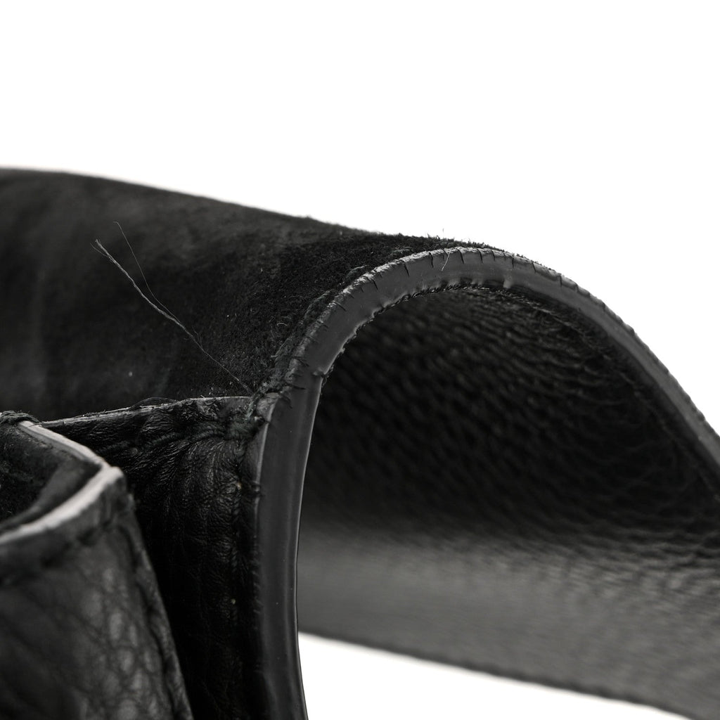 Grained Calfskin Dio(r)evolution Flap Bag Black