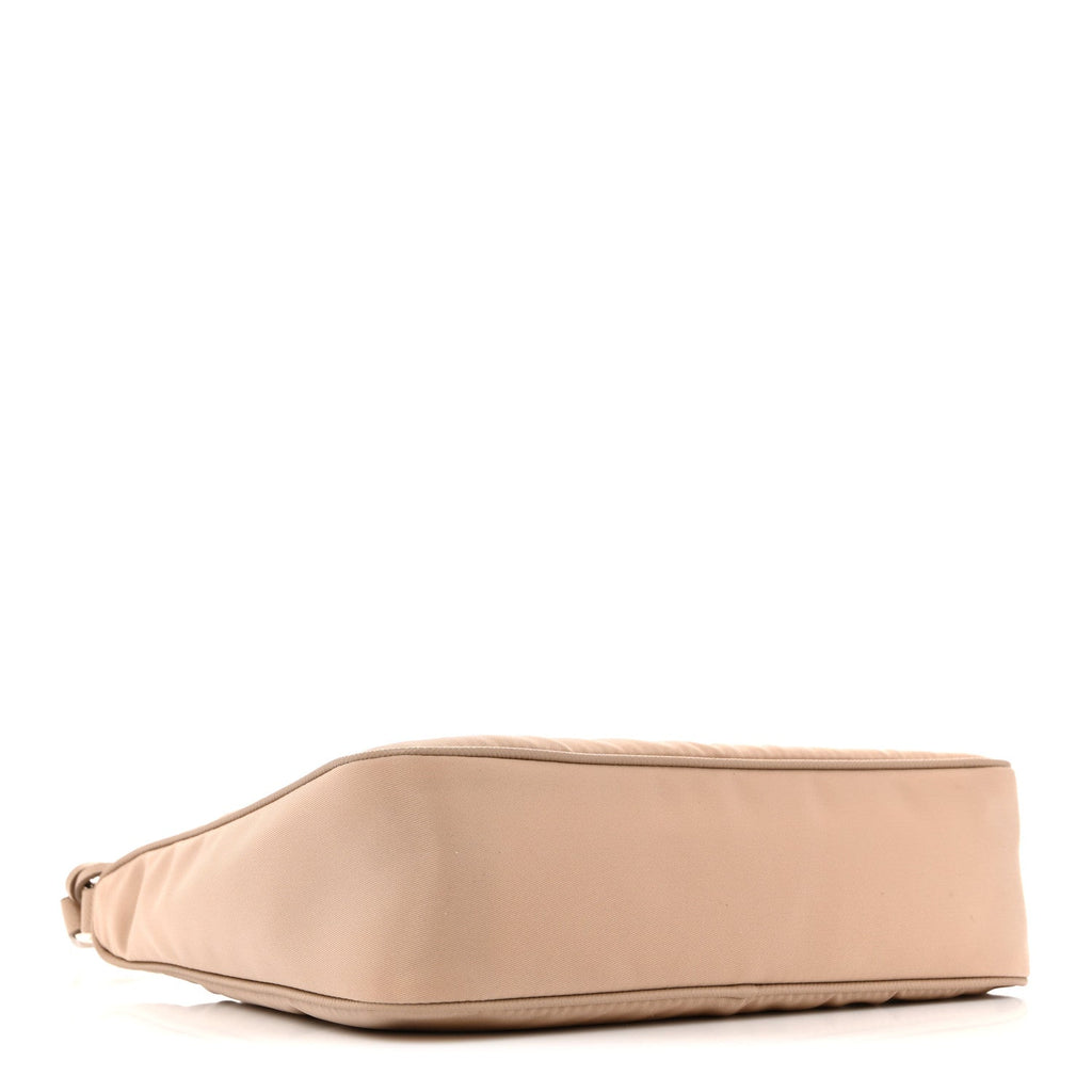 Re-Nylon Saffiano Mini Re-Edition 2005 Bag Cammeo