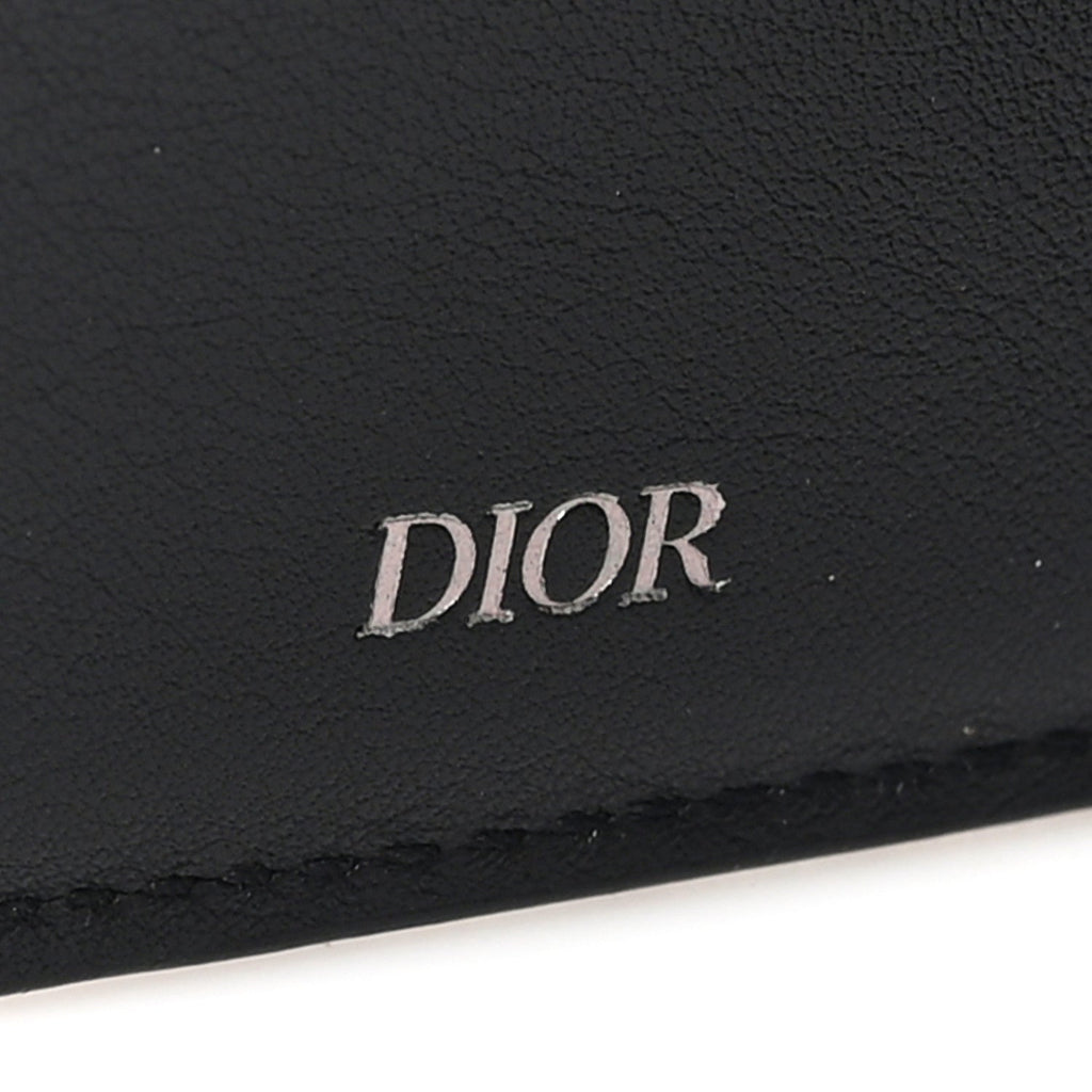 Oblique Long Vertical Wallet Blue Multicolor