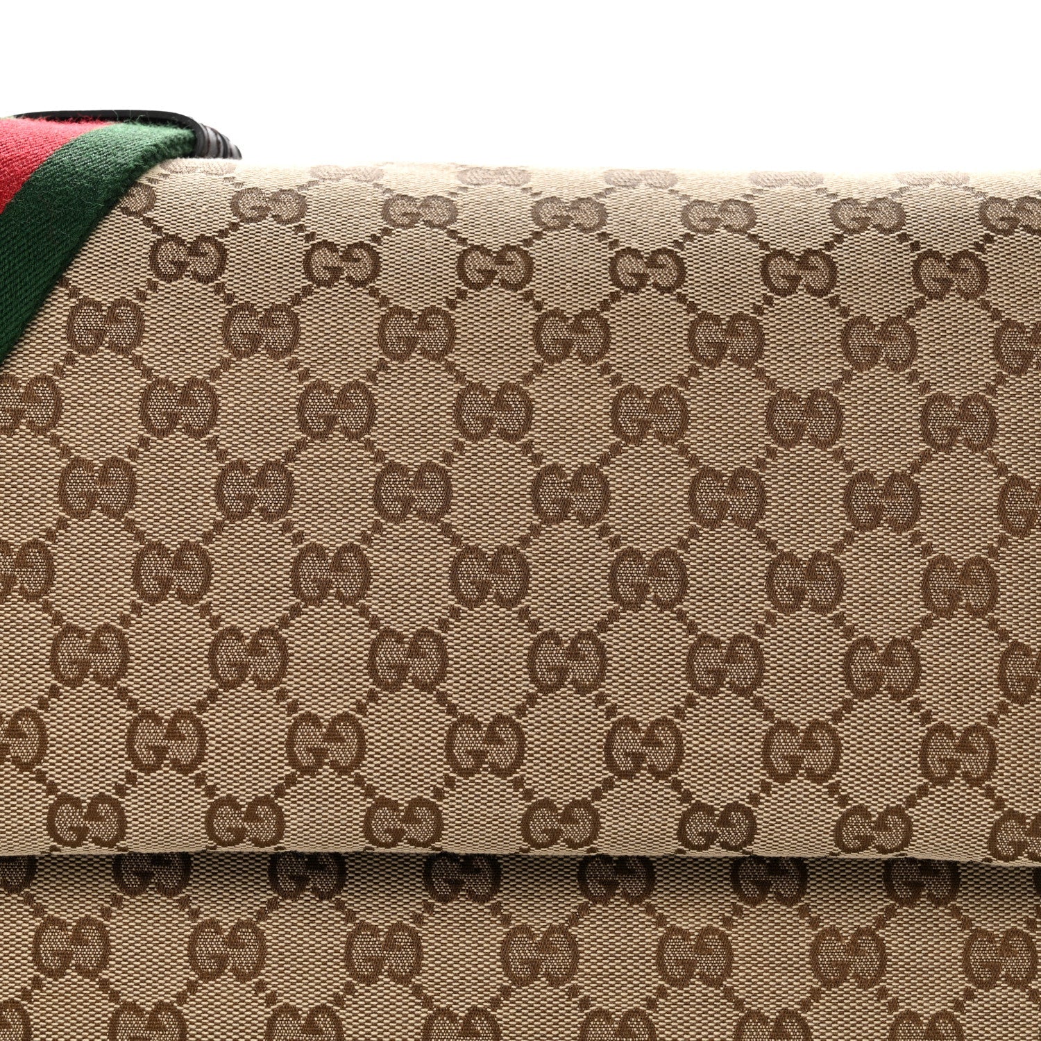 GG Monogram Large Crossbody Bag Dark Brown