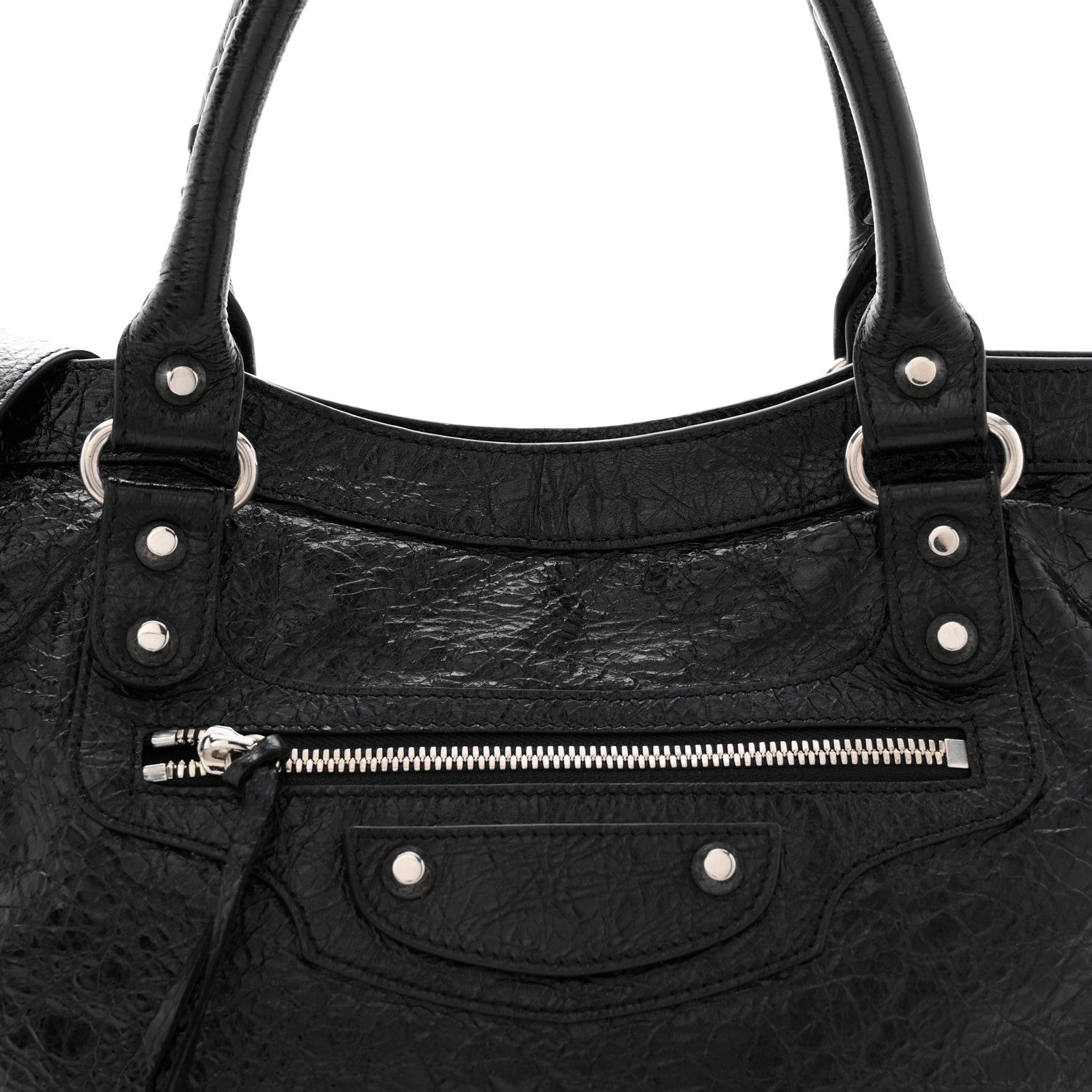 Agneau Arena Silver Hardware Medium Le City Black