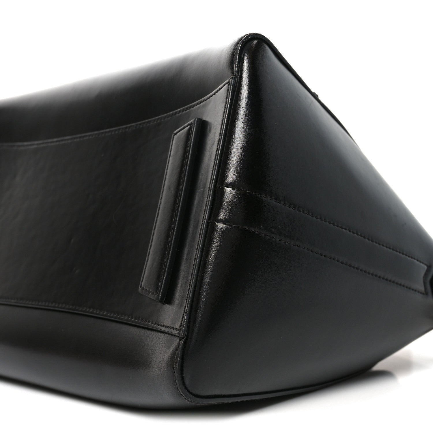 Shiny Lord Calfskin Medium Antigona Black