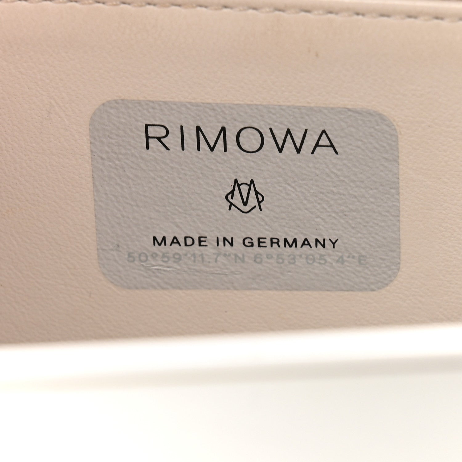 X RIMOWA Aluminum Personal Clutch On Strap Silver