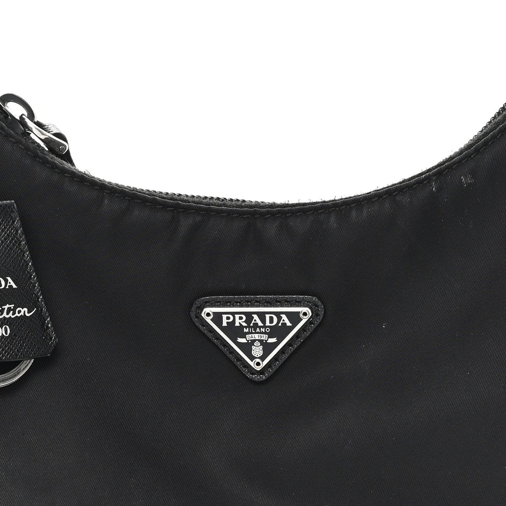 Tessuto Nylon Mini Re-Edition 2000 Bag Black