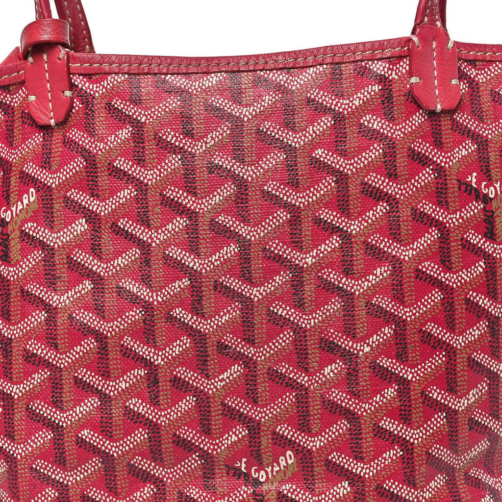 Goyardine Reversible Mini Anjou Red