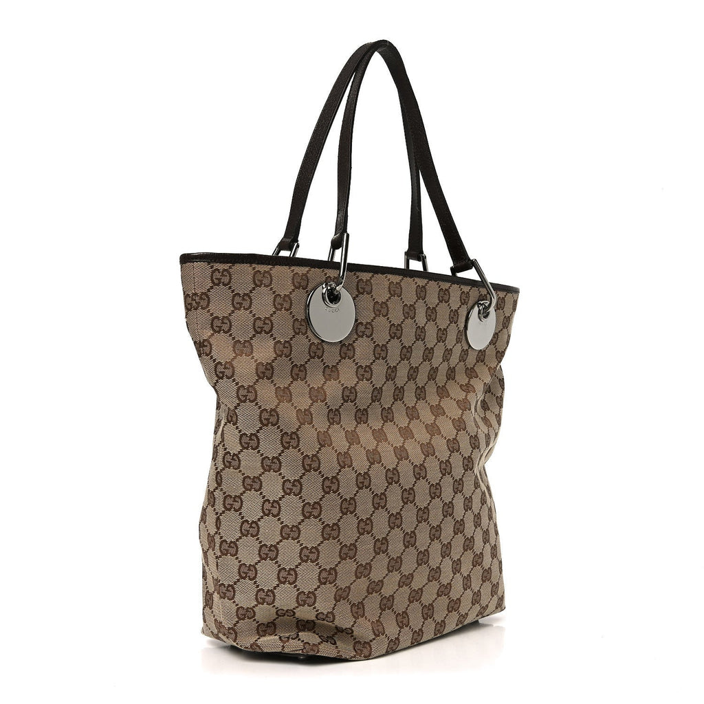 Monogram Large Eclipse Tote Brown
