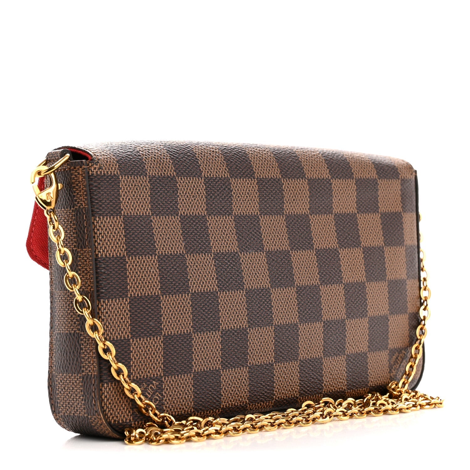 Damier Ebene Pochette Felicie Chain Wallet