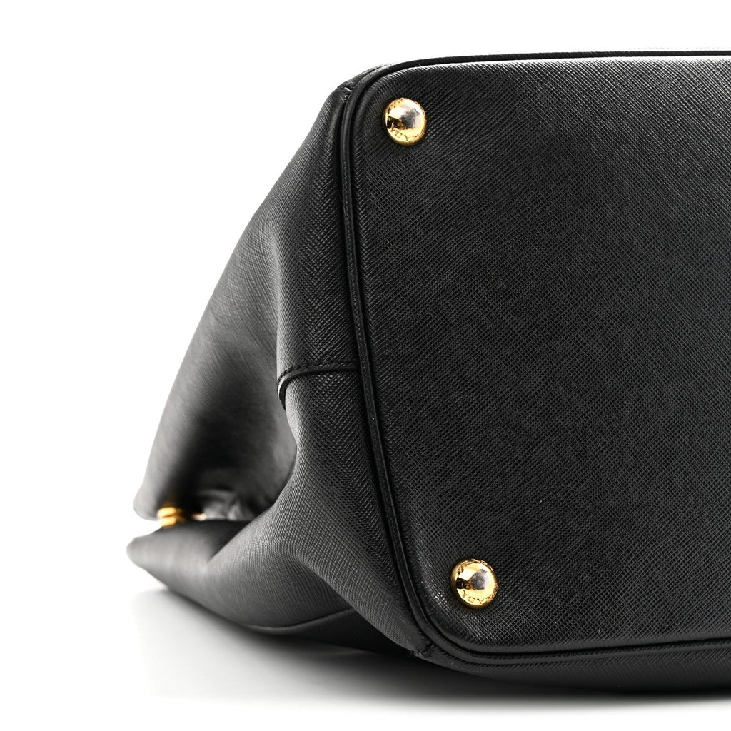 Saffiano Lux Large Tote Black