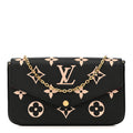 Empreinte Monogram Giant Felicie Pochette Black Beige