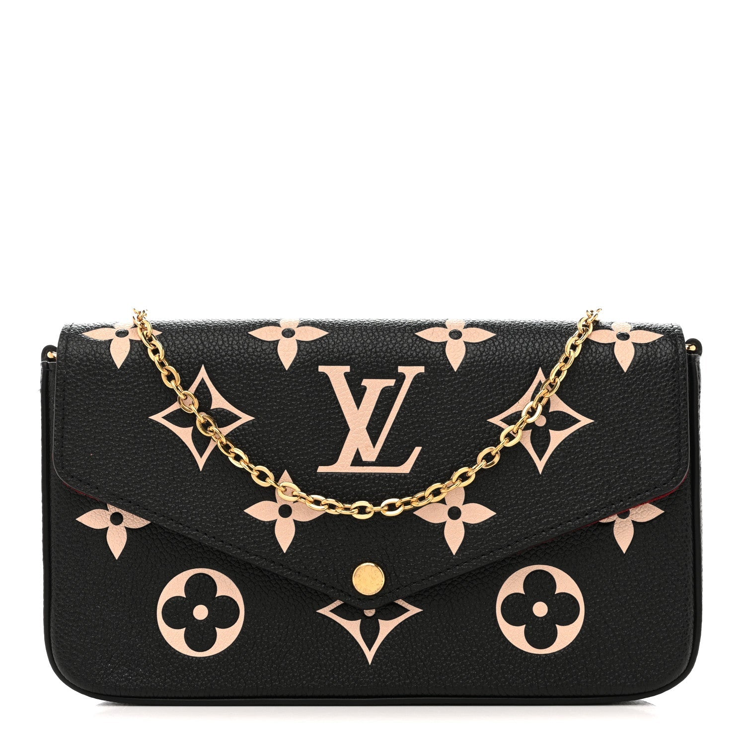 Empreinte Monogram Giant Felicie Pochette Black Beige