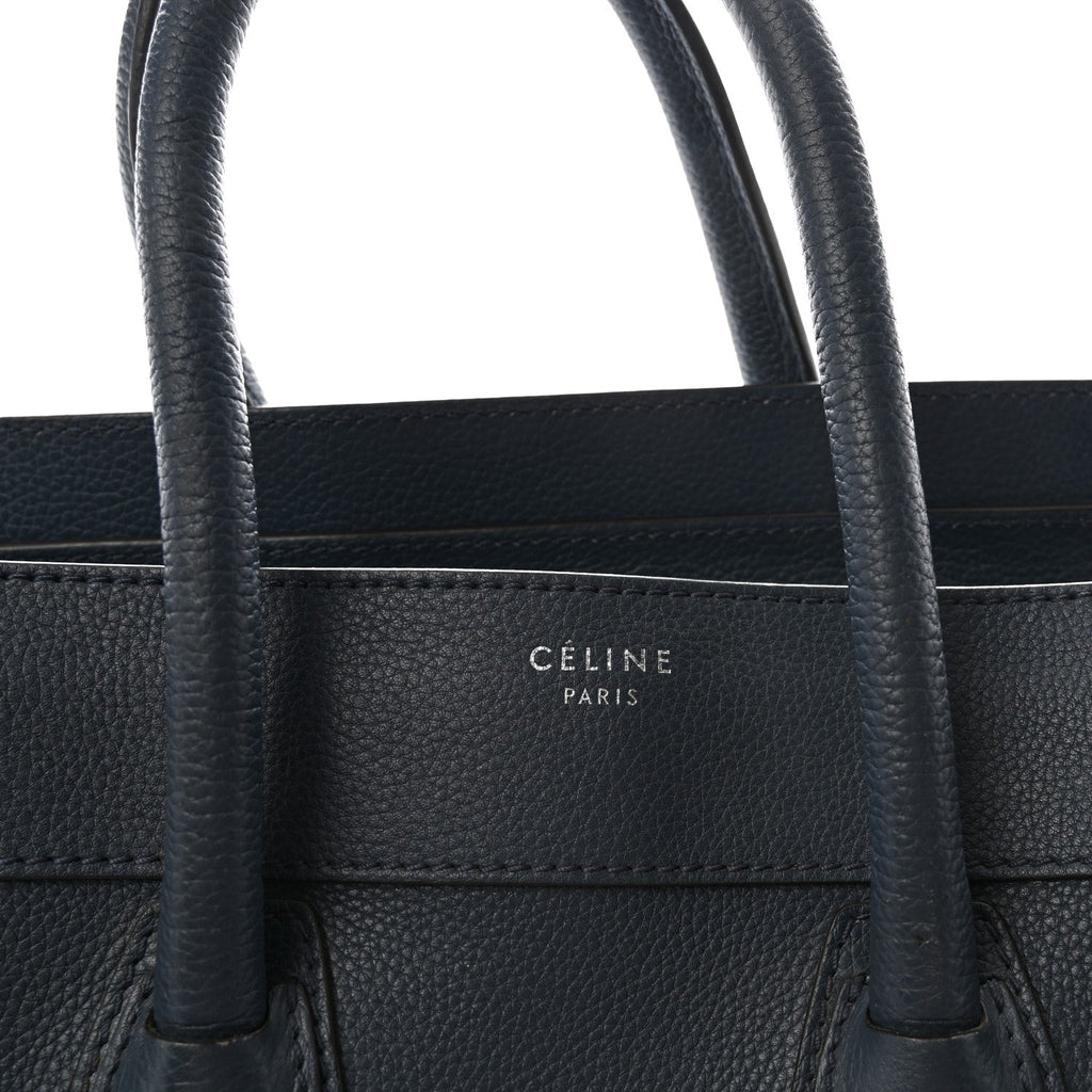 Drummed Calfskin Mini Luggage Orage