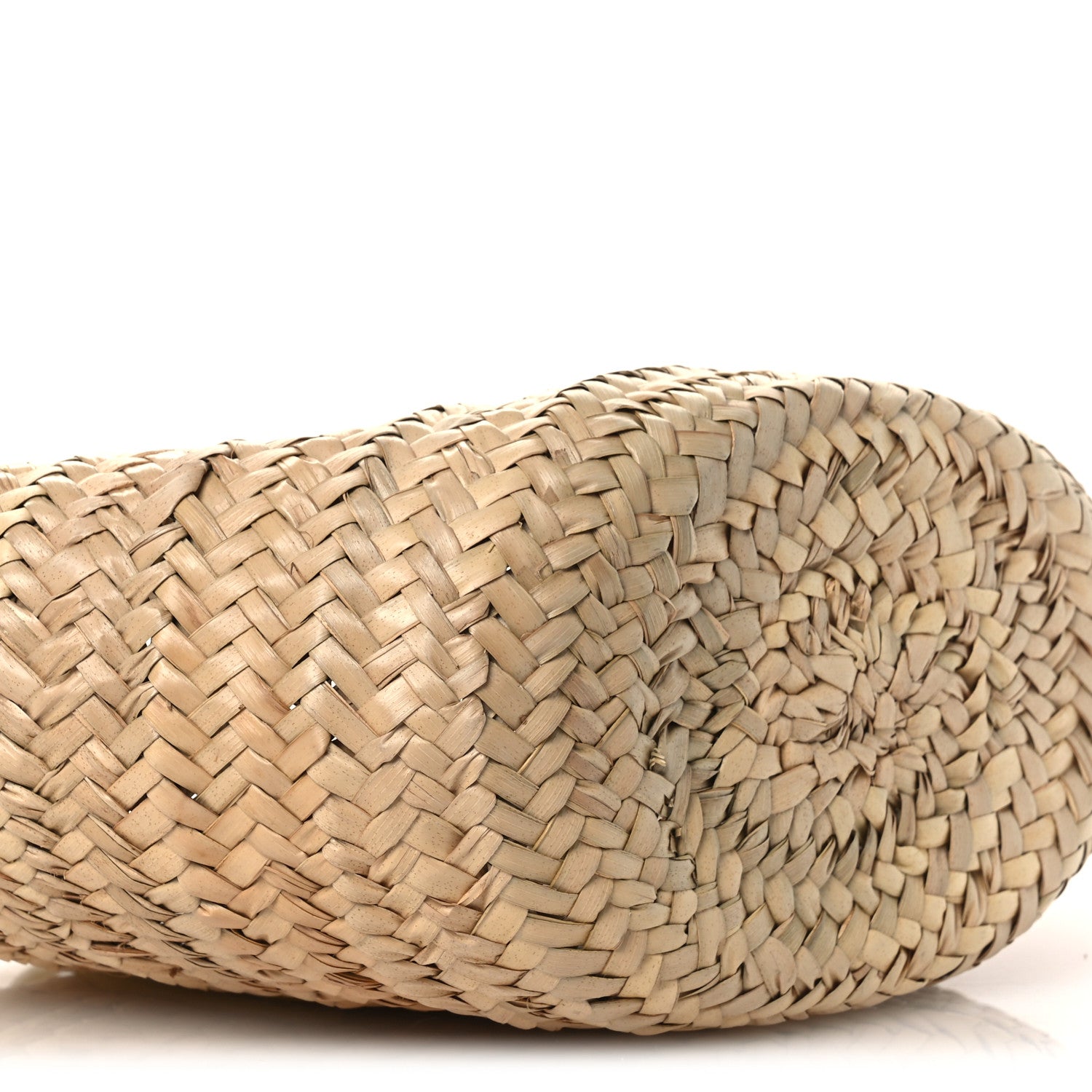 Palm Leaf Raffia Small Macy Tote Natural Sunbleached