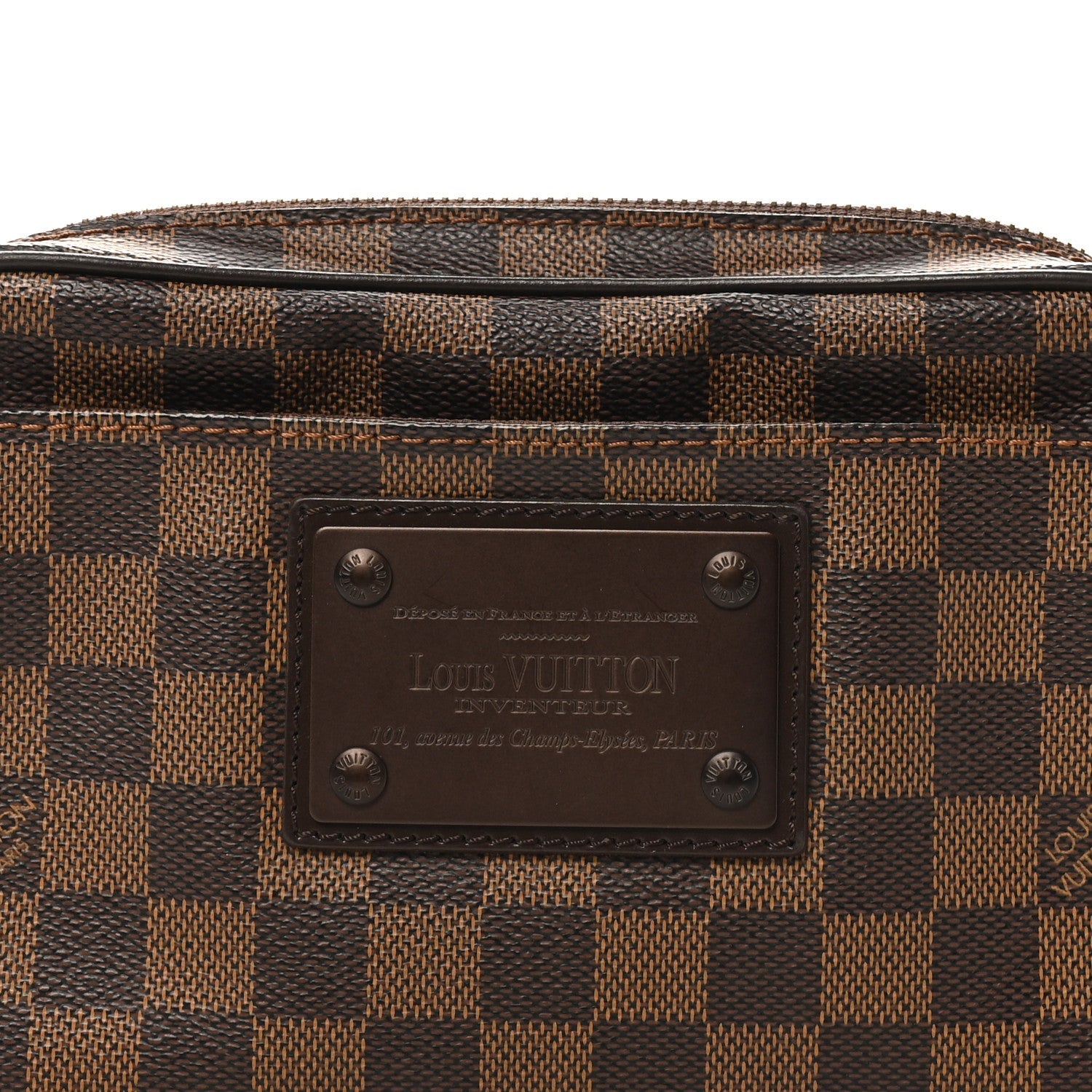 Damier Ebene Brooklyn Bum Bag