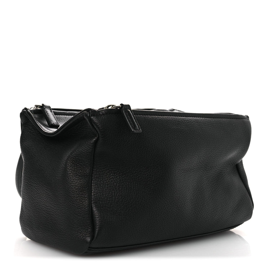 Sugar Goatskin Small Pandora Black