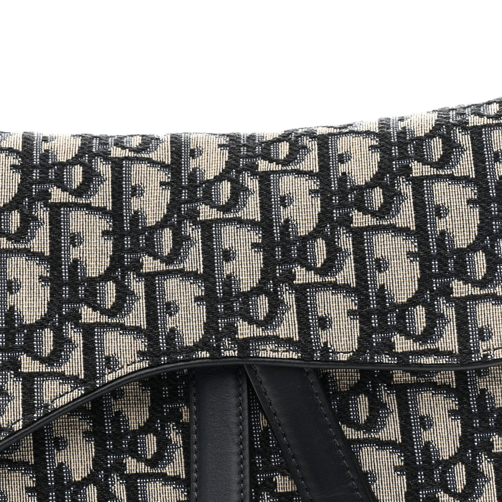 Oblique Saddle Bag Blue