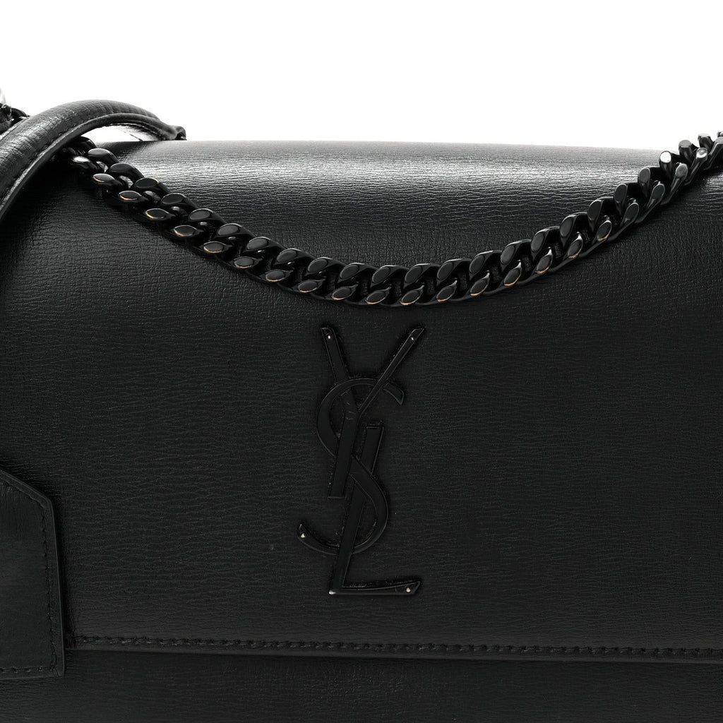 Calfskin Medium Monogram Monochrome Sunset Black