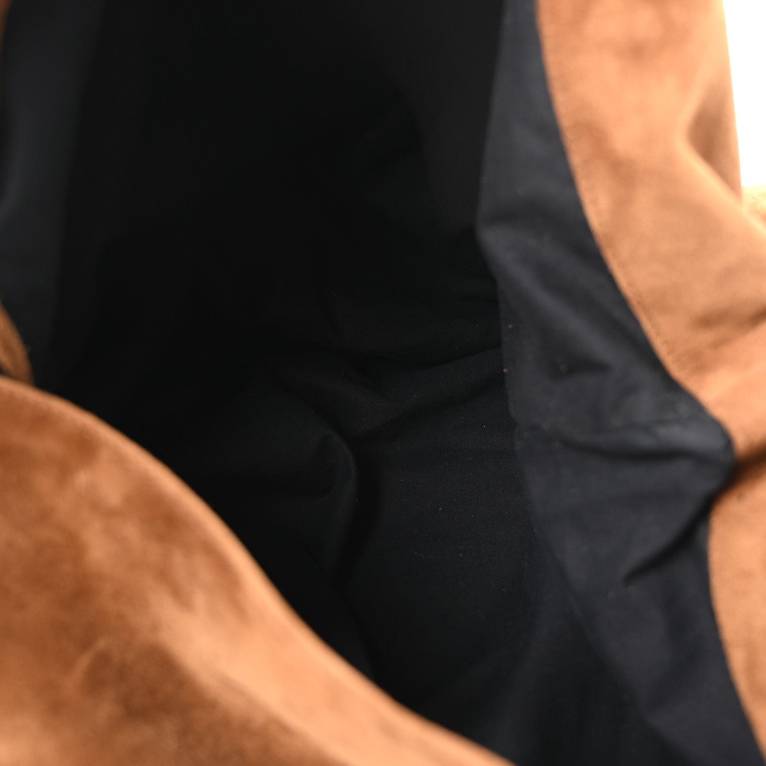 Suede Amalia Hobo Caramel Cognac