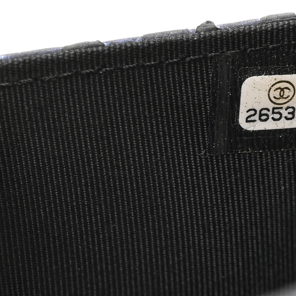 Snakeskin Wallet On Chain WOC Navy