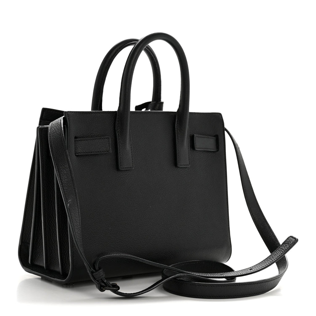 Calfskin Nano Sac De Jour Black