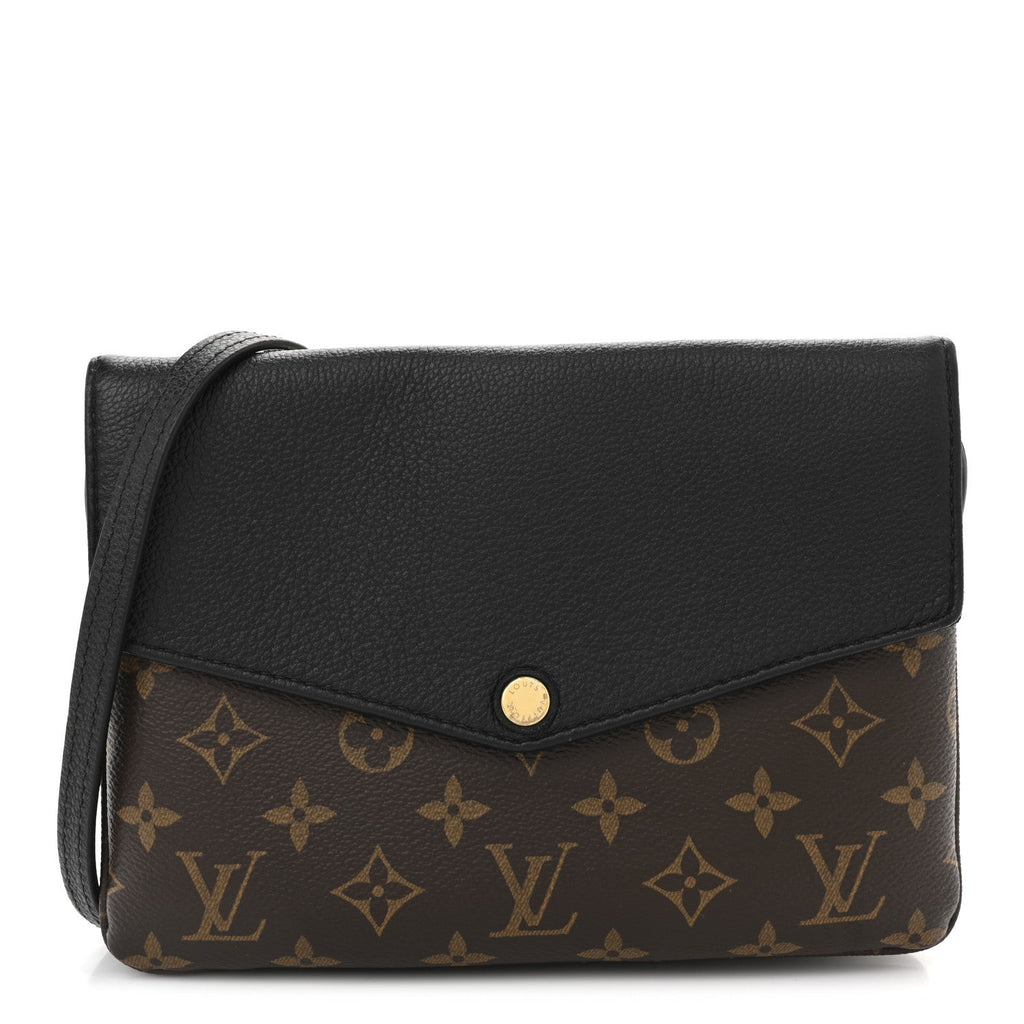 Monogram Twice Pochette Black