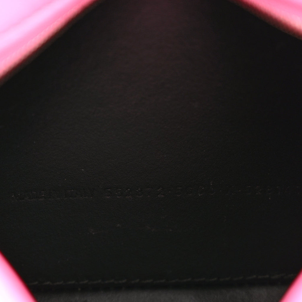 Calfskin Kittens Logo XS Everyday Camera Bag Acid Pink