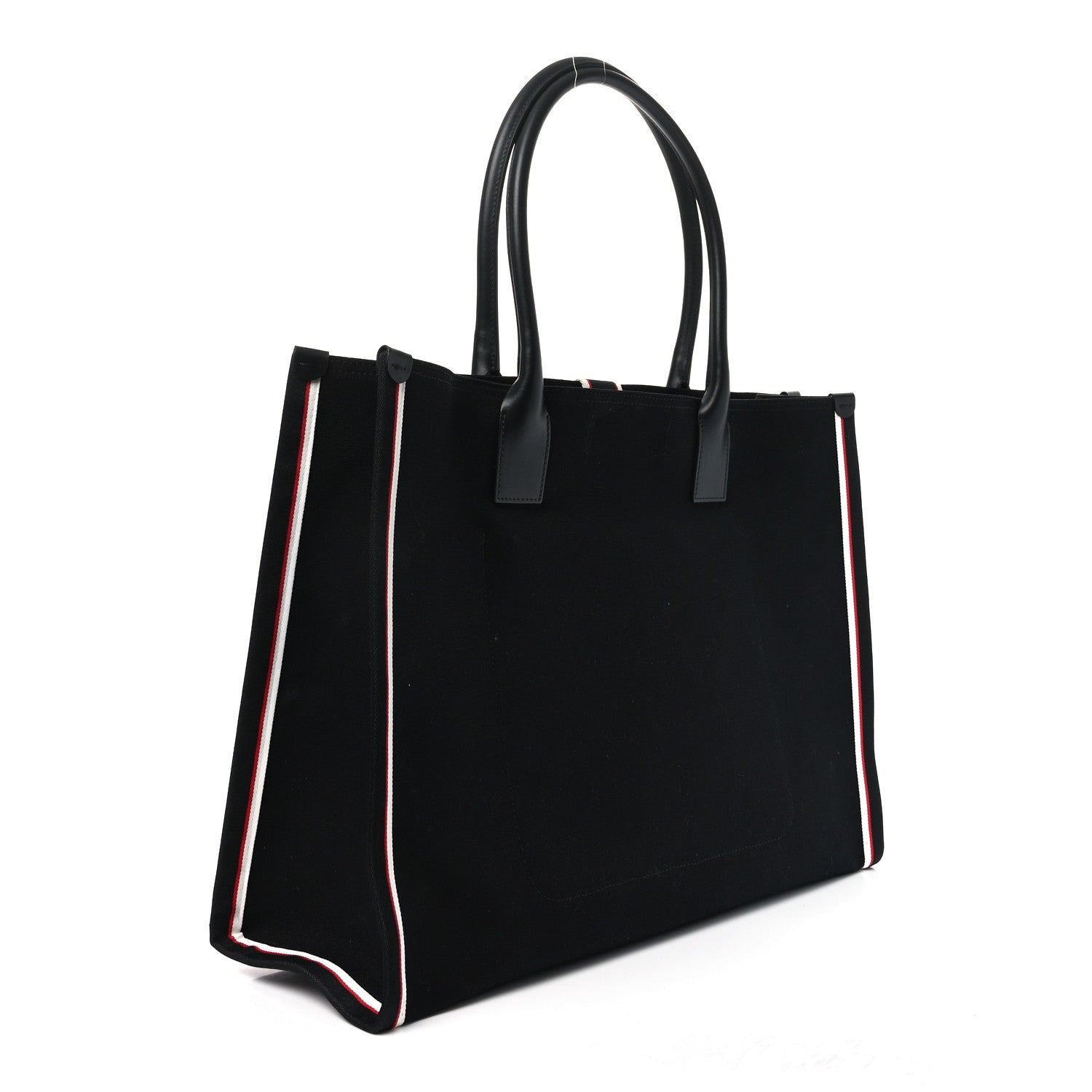 Linen Calfskin Extra Large Nastroloubi F.A.V.L. Tote Black