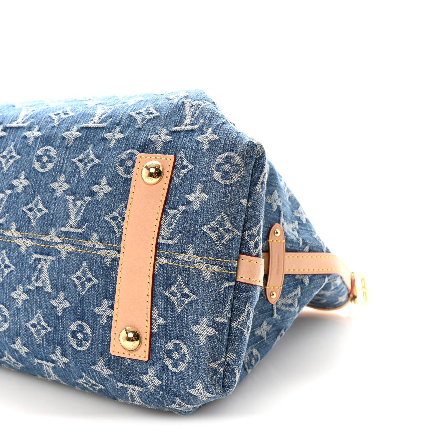 Monogram Denim CarryAll MM Blue