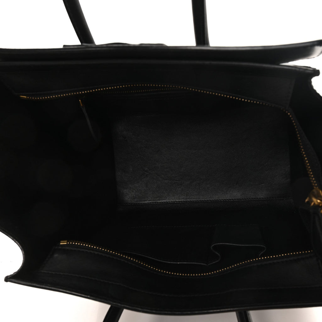 Smooth Calfskin Mini Luggage Black